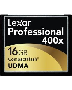 Lexar 16 GB 400x Flash Memory Card LCF16GCTBNA400